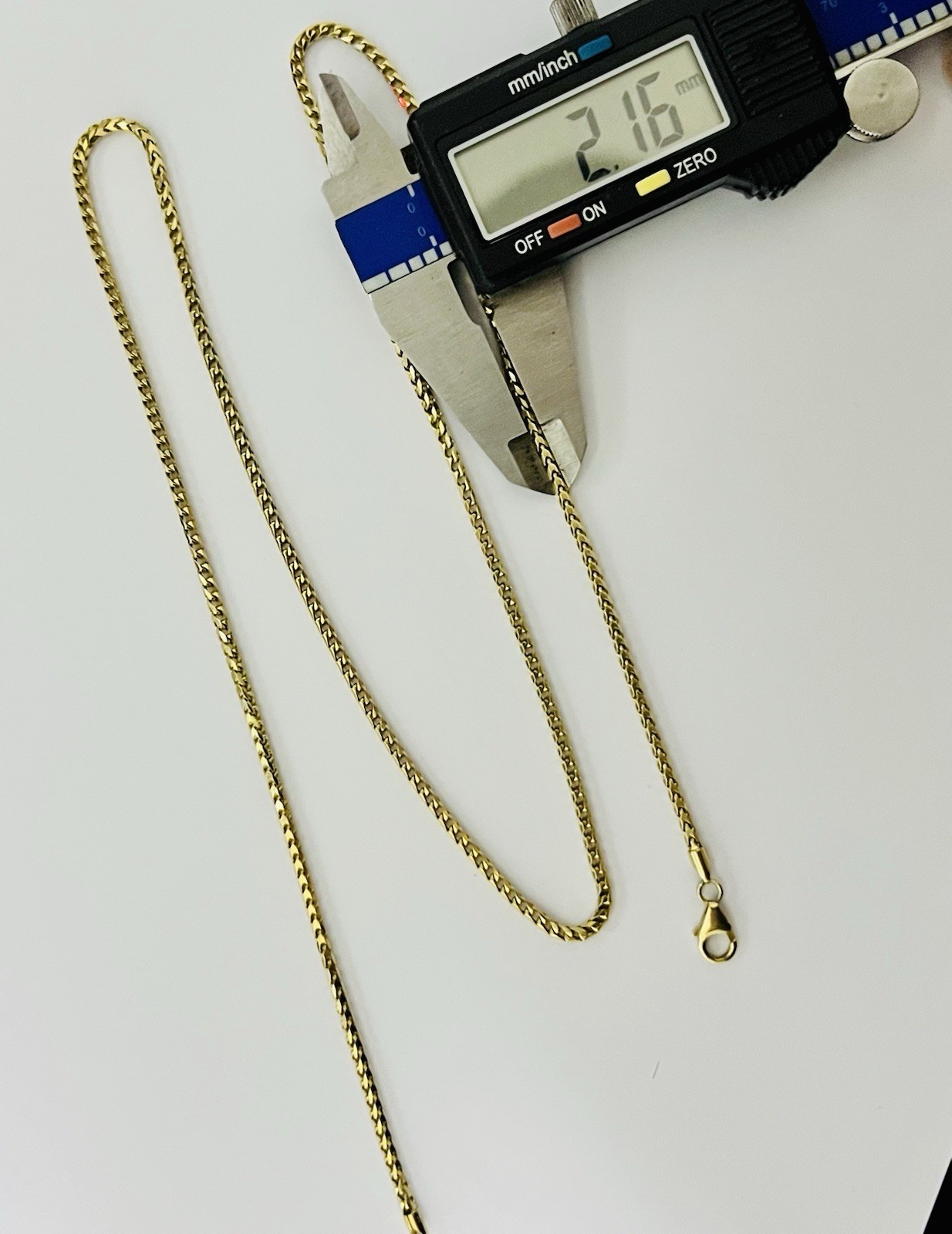14K Solid Yellow Gold Franco Chain 27” 2.5mm 19.23 Grams