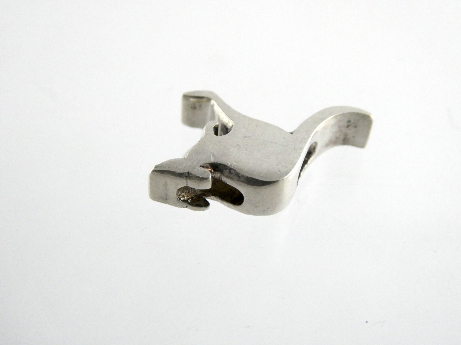 Designer Australia Sterling Silver Jumping Kangaroo Slide Pendant 925 2g 3/8 In