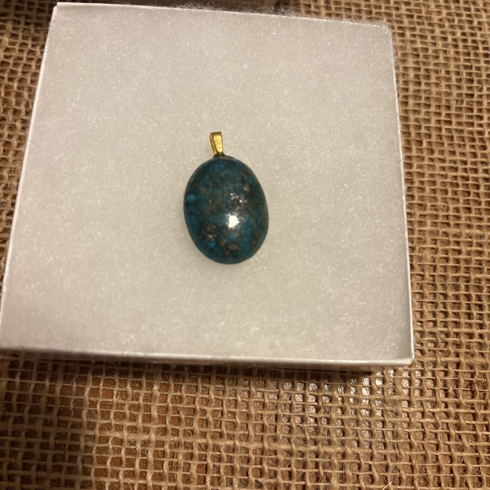 Chrysocolla Gemstone pendant