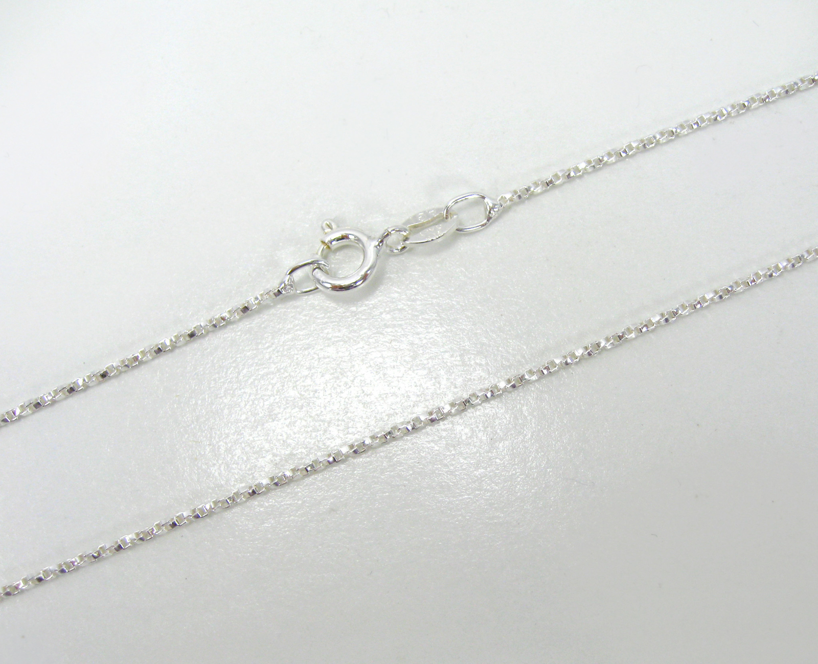 NEW Twist Box Chain Necklace 925 SOLID Sterling Silver Pick 16, 18, 20 Inch Long