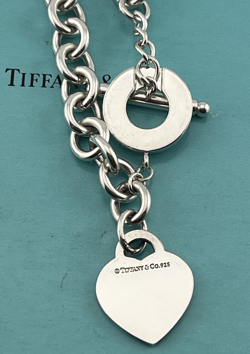 Tiffany Co. Necklace, Return to Tiffany Heart Toggle Necklace 16” Inches Long