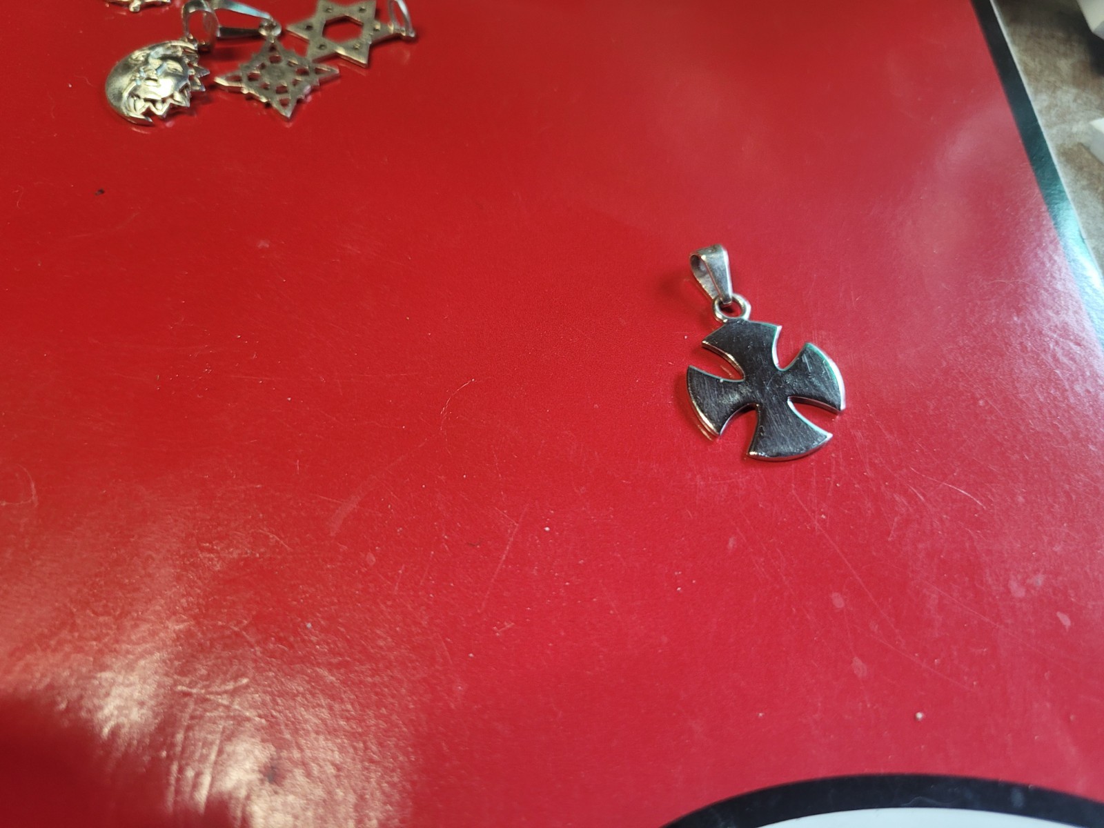 German Cross Sterling Silver Made In Mexico Pendant 925