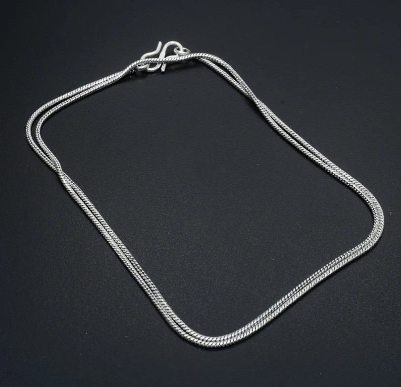 Lapis Lazuli Pendant : Handmade 925 Sterling Silver Vintage Style For Gift
