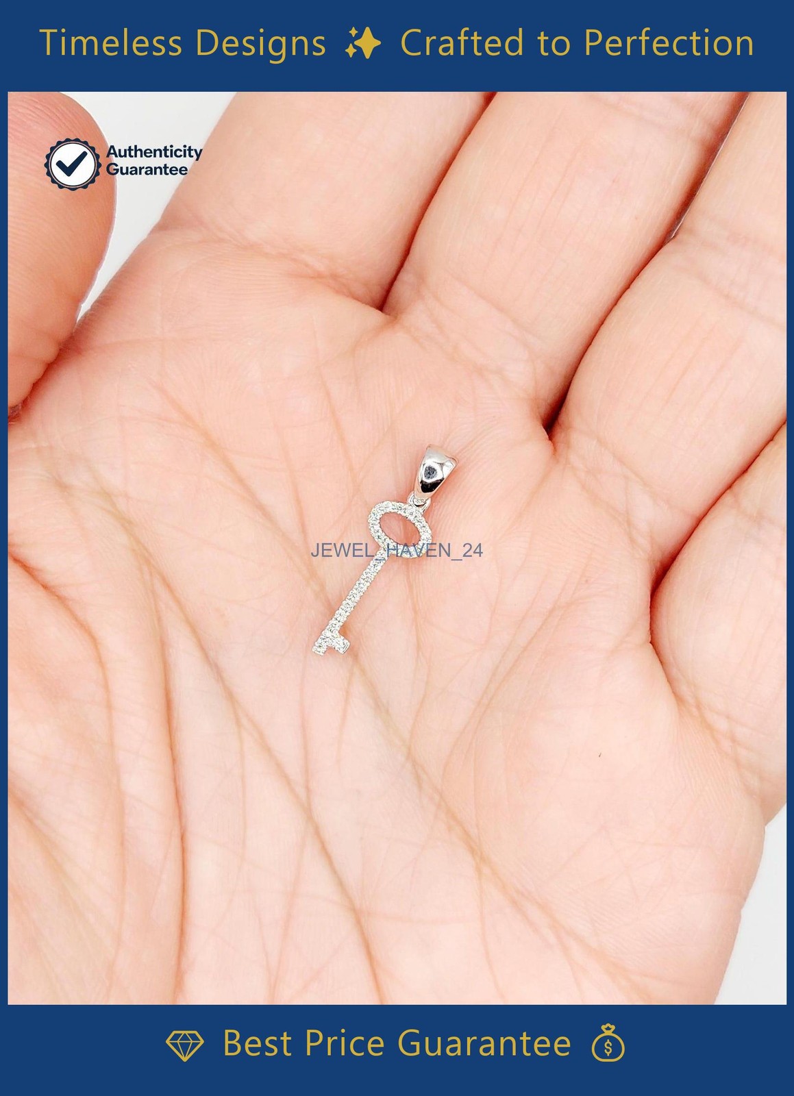 Round Natural Diamond Statement Fine Chain Proposal Sister Necklace 14K Gold