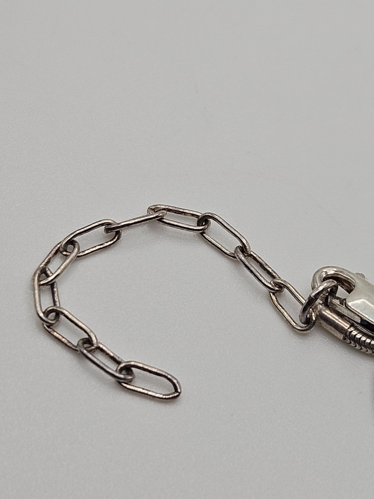Vintage USA .999 Ultra Fine Silver Snake Chain Necklace