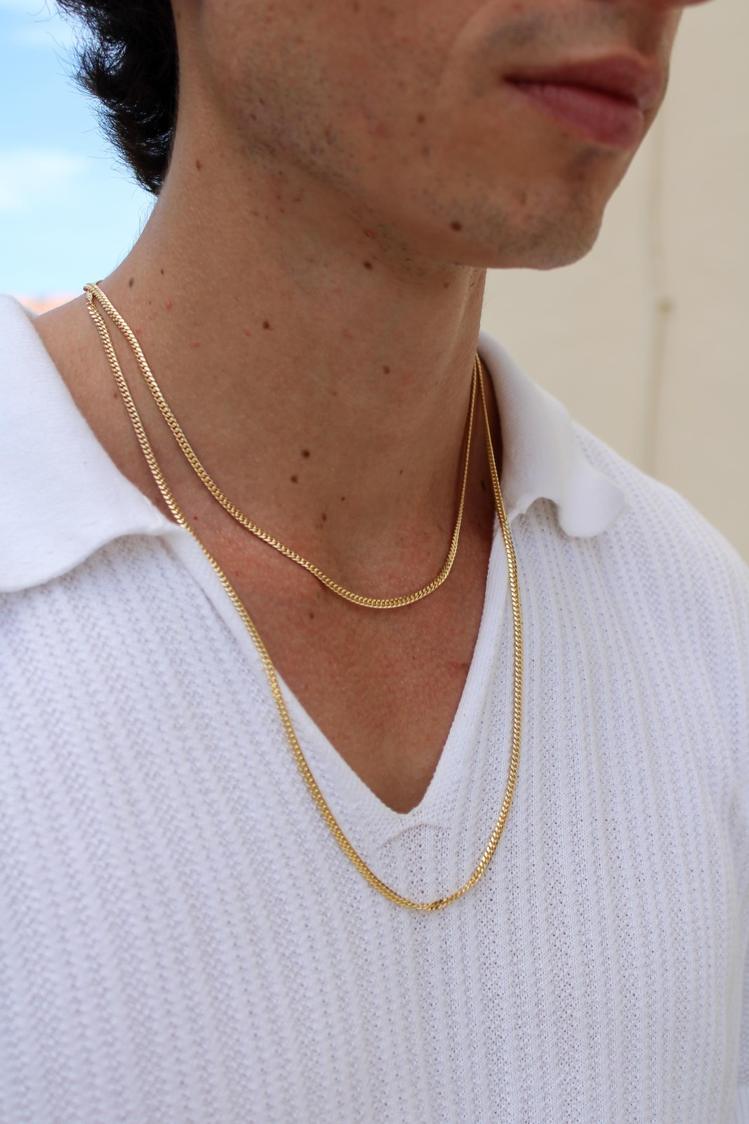 14k SOLID Gold Miami Cuban Curb Link 2.5mm Chain Necklace 18″ 24″, Unisex Adult