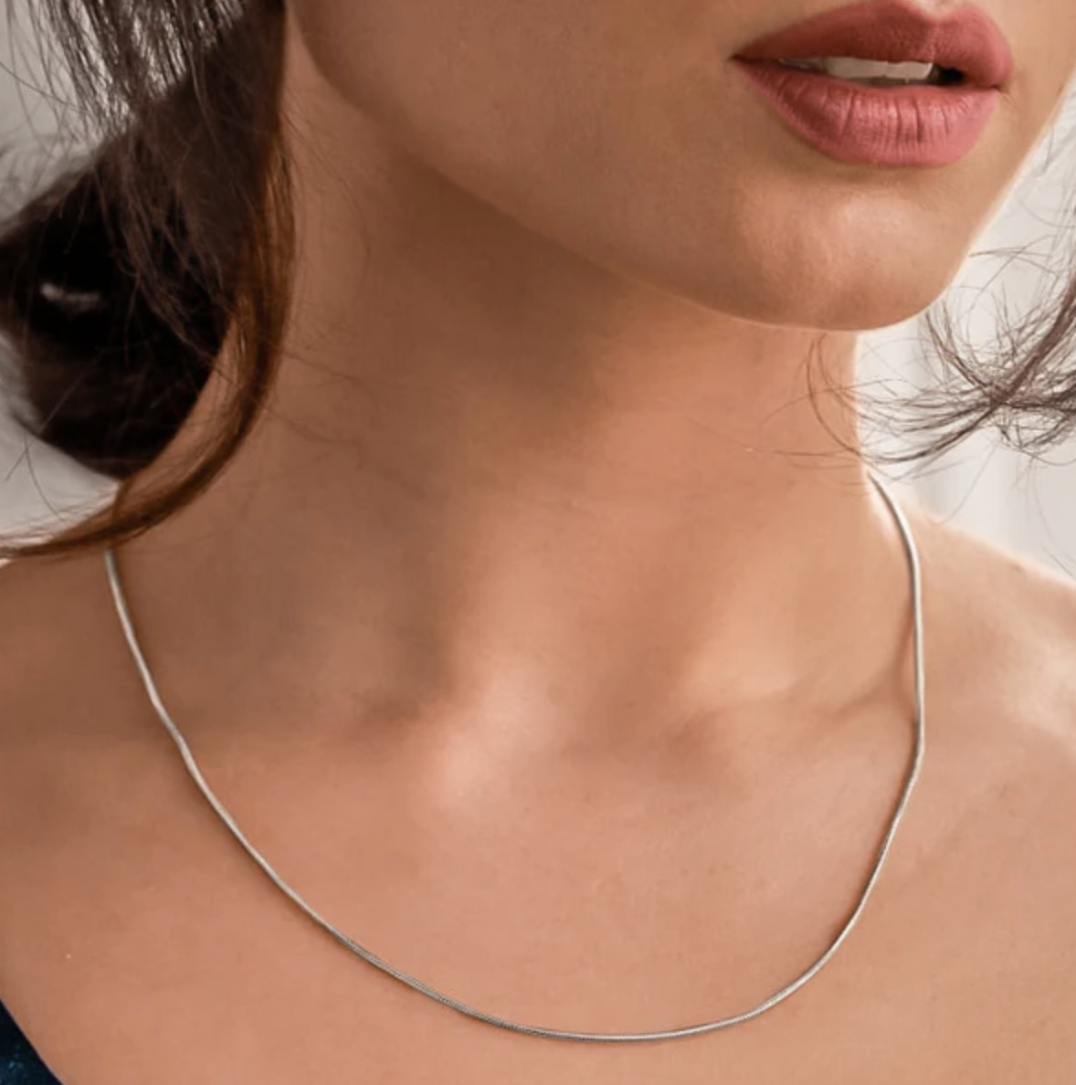 925 Sterling Silver Snake Chain Necklace .925 Italy All Sizes