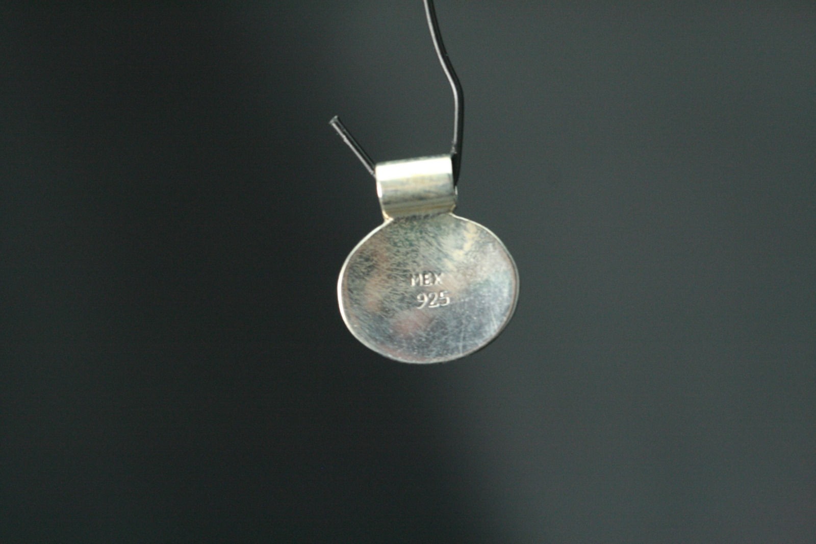 Great value A 925 Sterling Silver Oval Engrave-able Slider Pendant (PEN1984)