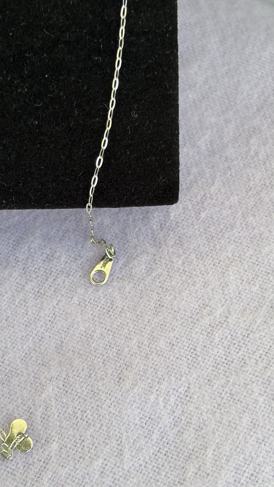 18K white gold Lab Grown Diamond Necklace with 0.50 carat diamond