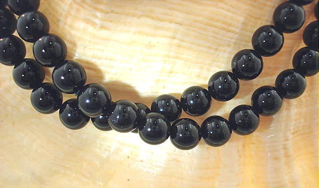 6MM SINGLE STRAND ROUND GENUINE NATURAL BLACK CORAL BALL BEAD ROPE NECKLACE 32″