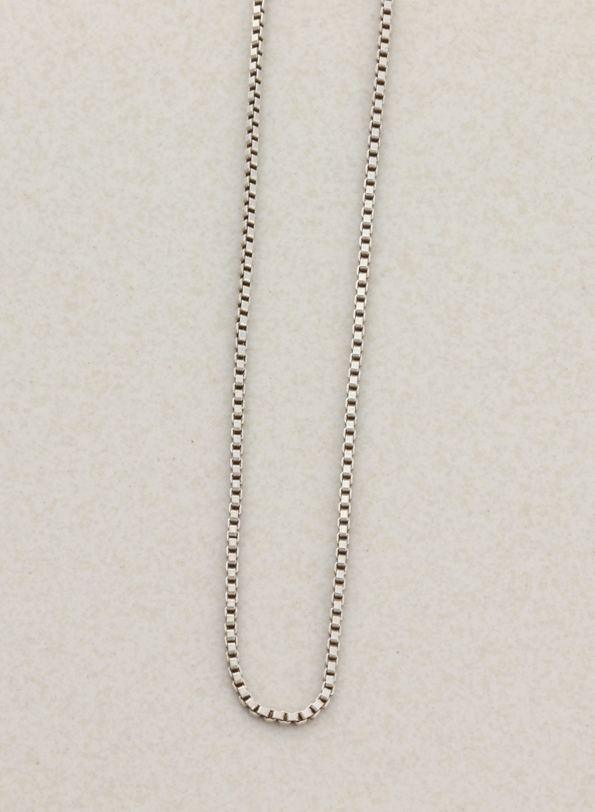 Sterling Silver Box Chain Necklace 20 1/2″ inch 1.4mm