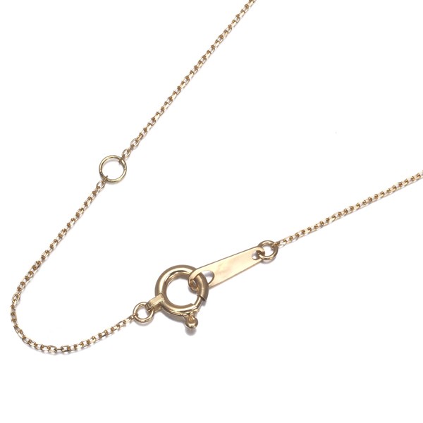 Cable Chain Necklace 40cm 18K 750 Yellow Gold