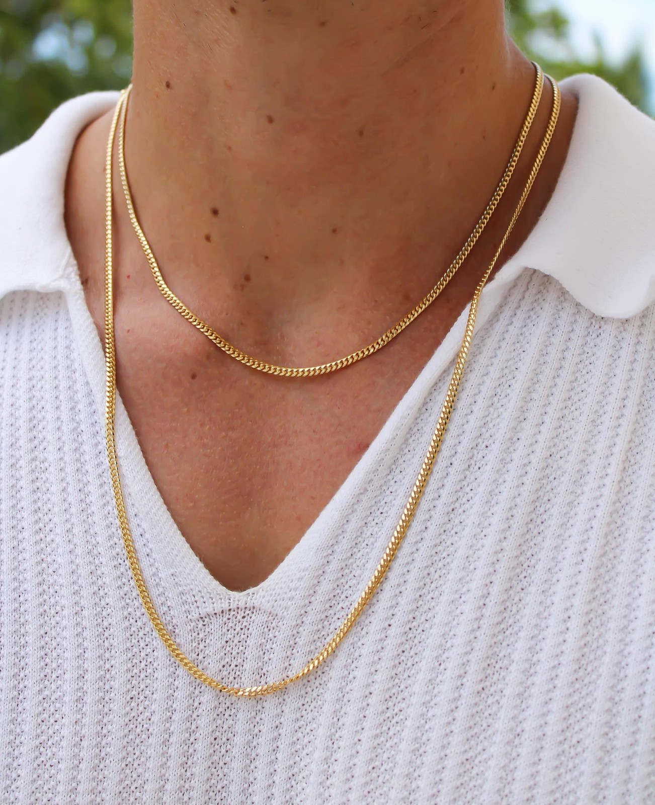 14k SOLID Gold Miami Cuban Curb Link 2.5mm Chain Necklace 18″ 24″, Unisex Adult