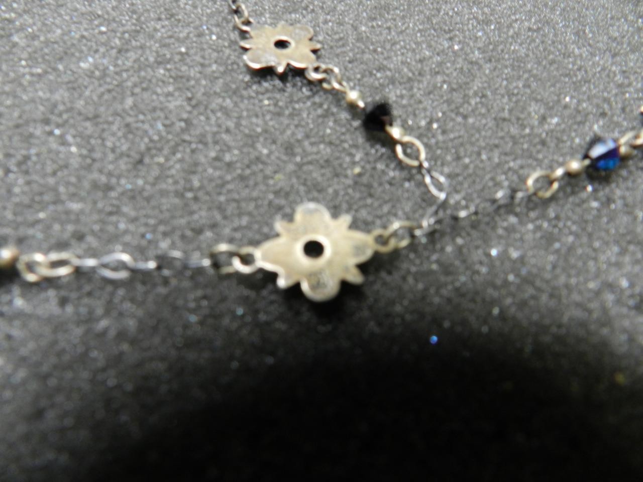 Marked 925 Designer Elegant Sterling Silver NECKLACE sz-16″ +1,5″ Pendant