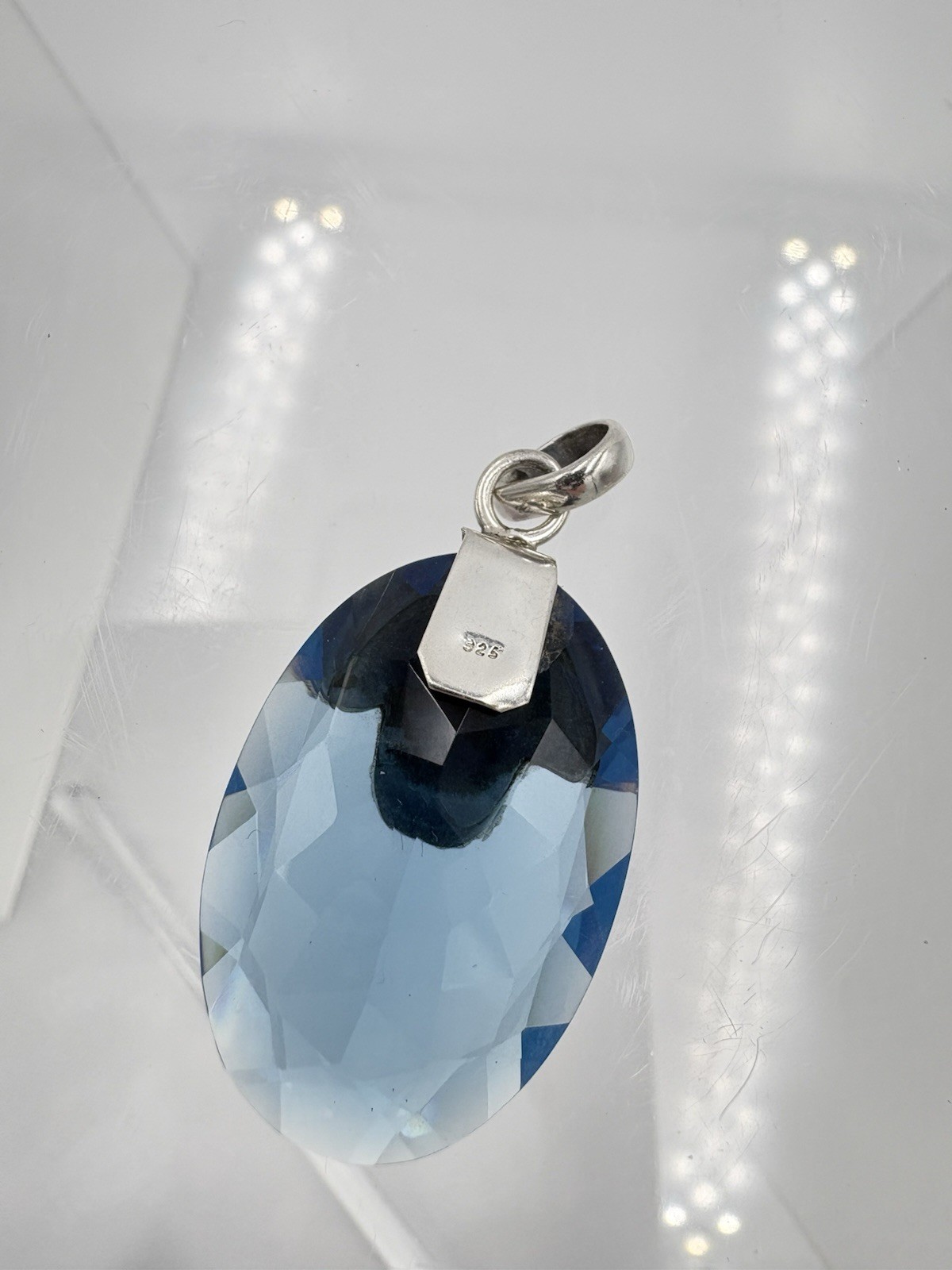 925 Solid Sterling Silver 24CT Genuine Tanzanite Gemstone Pendant – Pendant Only