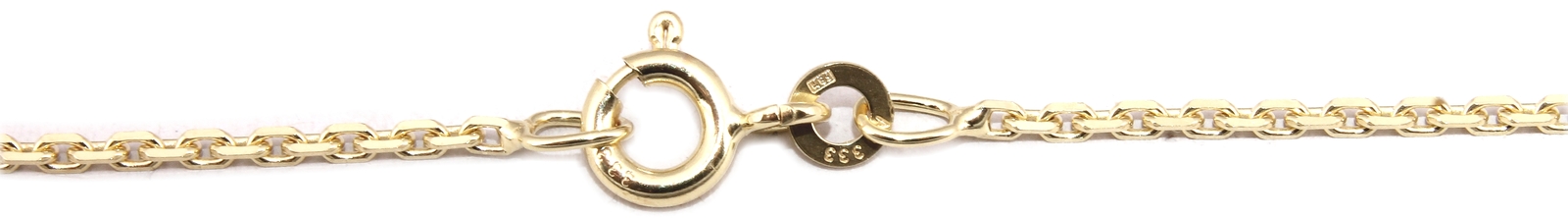 Anchor Chain Diamond-Cut Gold 333 0 1/16in 17 23/32in Yellow Solid 8 K Unise