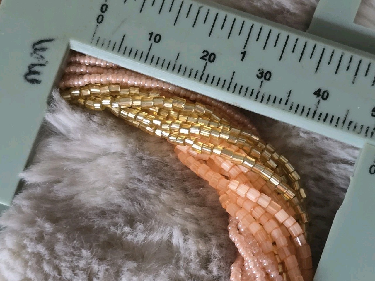 $200 Ross Simons 18k/Sterling Silver Murano Coral Gold multi strand Necklace