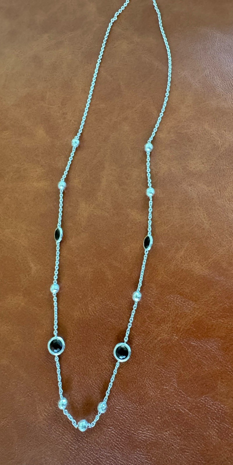 IPPOLITA Multi Station Crystal Lollipop Necklace in Sterling Silver 21” Retired