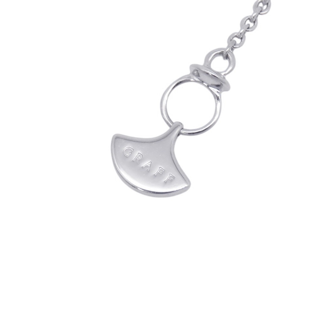 GRAFF Wildflower Double Diamond Pendant 18K White Gold RGP790