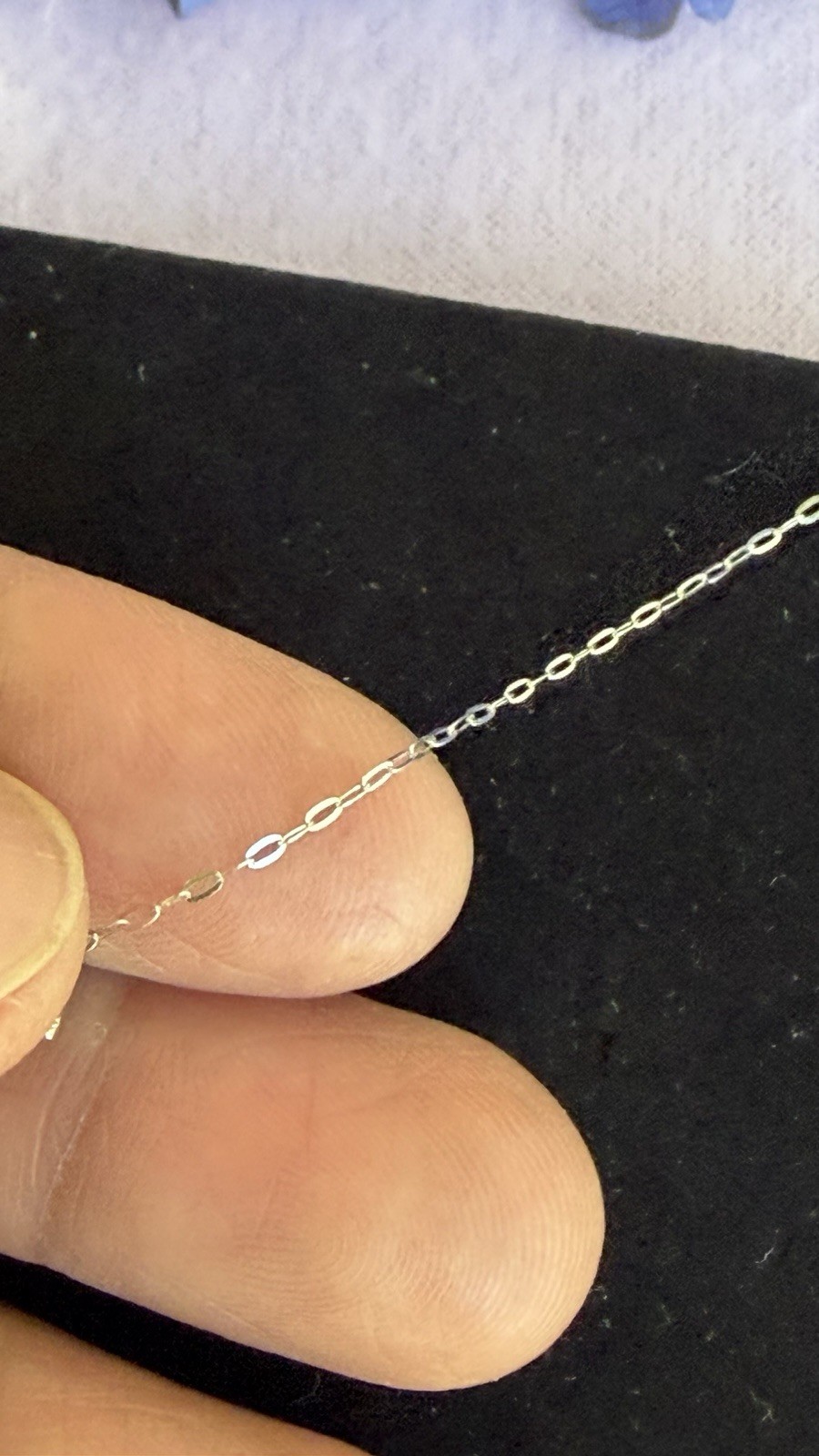 18K white gold Lab Grown Diamond Necklace with 0.50 carat diamond