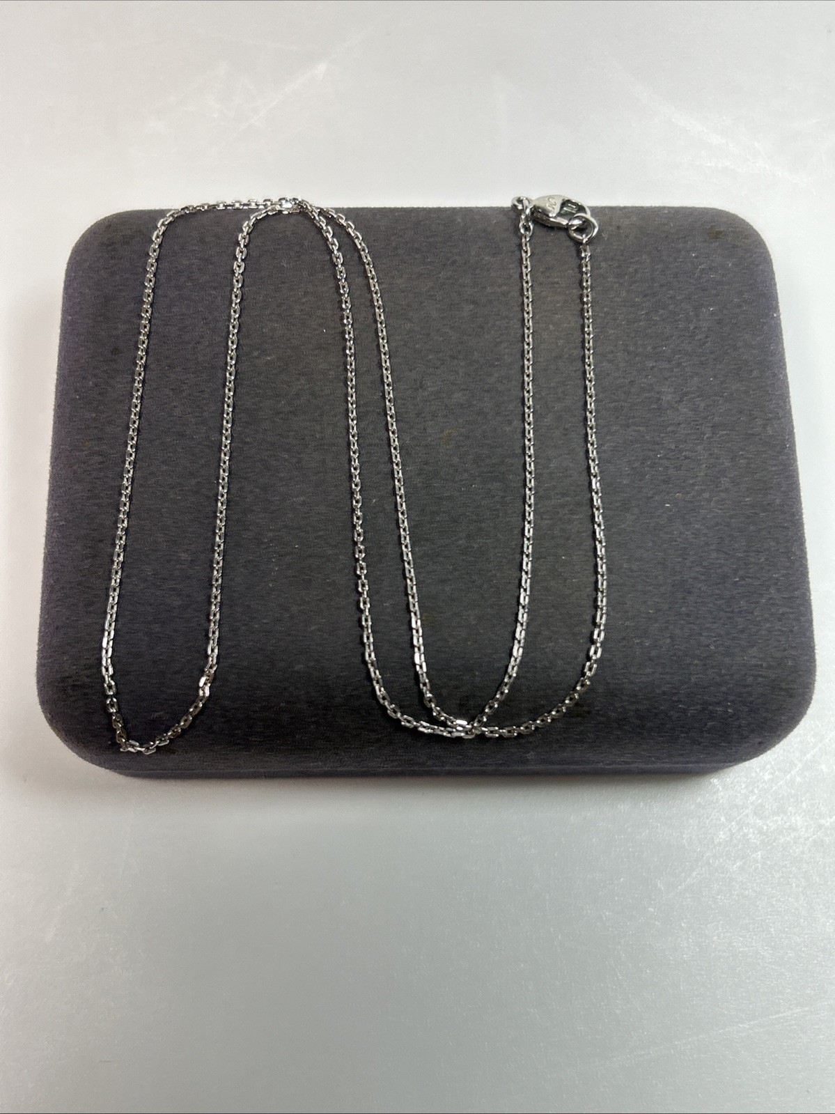 Monica Rich Kosann Sterling Silver 17” Modern Link Delicate Chain Necklace