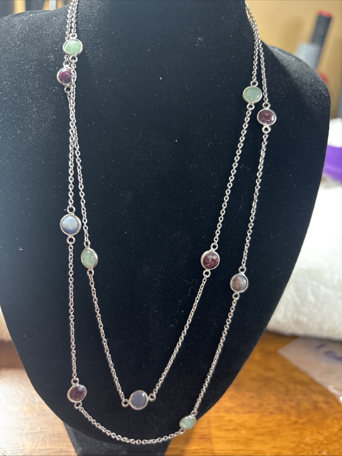 Multiple Gemstone and silver