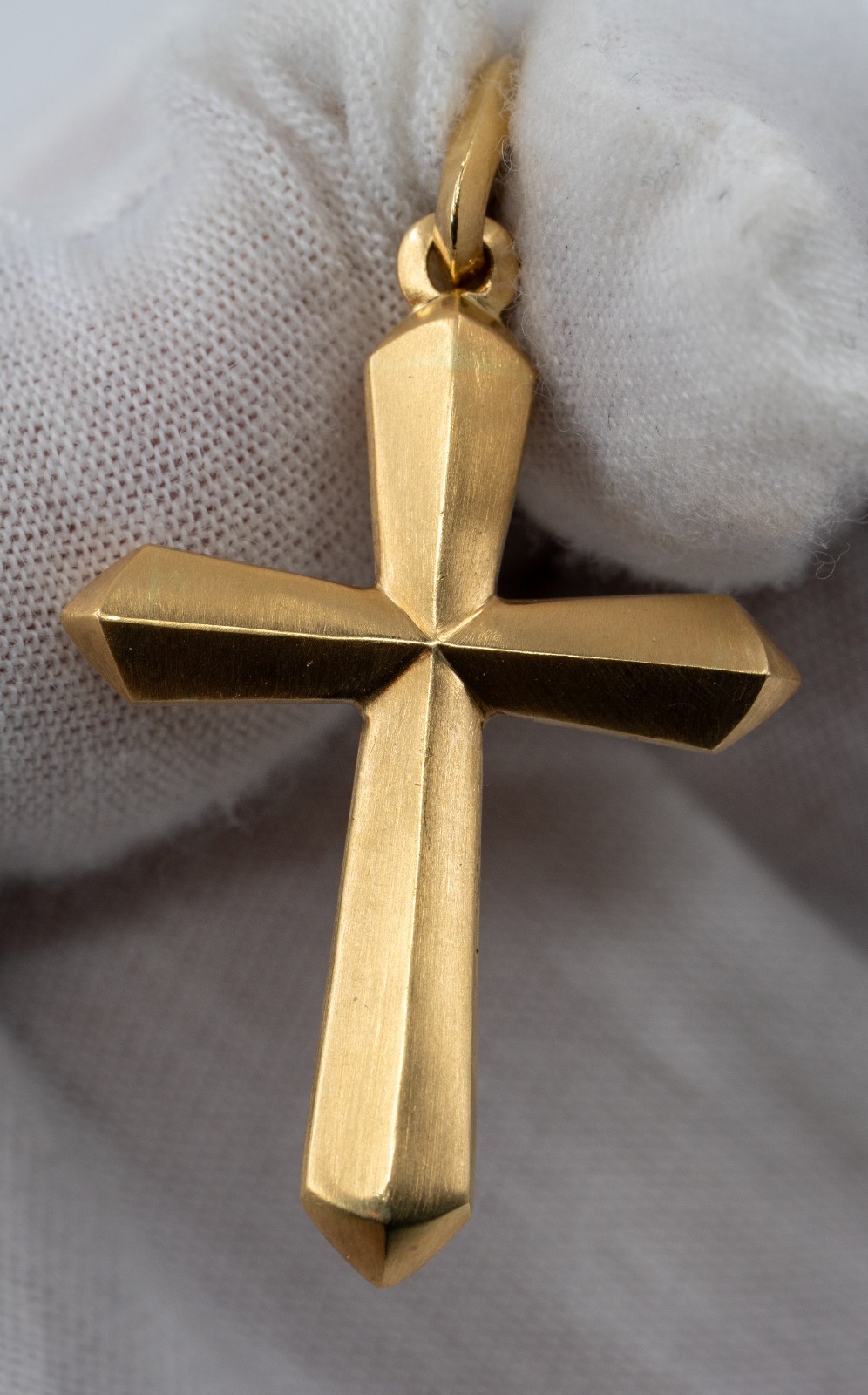 18K Yellow Gold David Yurman XL Roman Cross Amulet Pendant (No Chain Included)