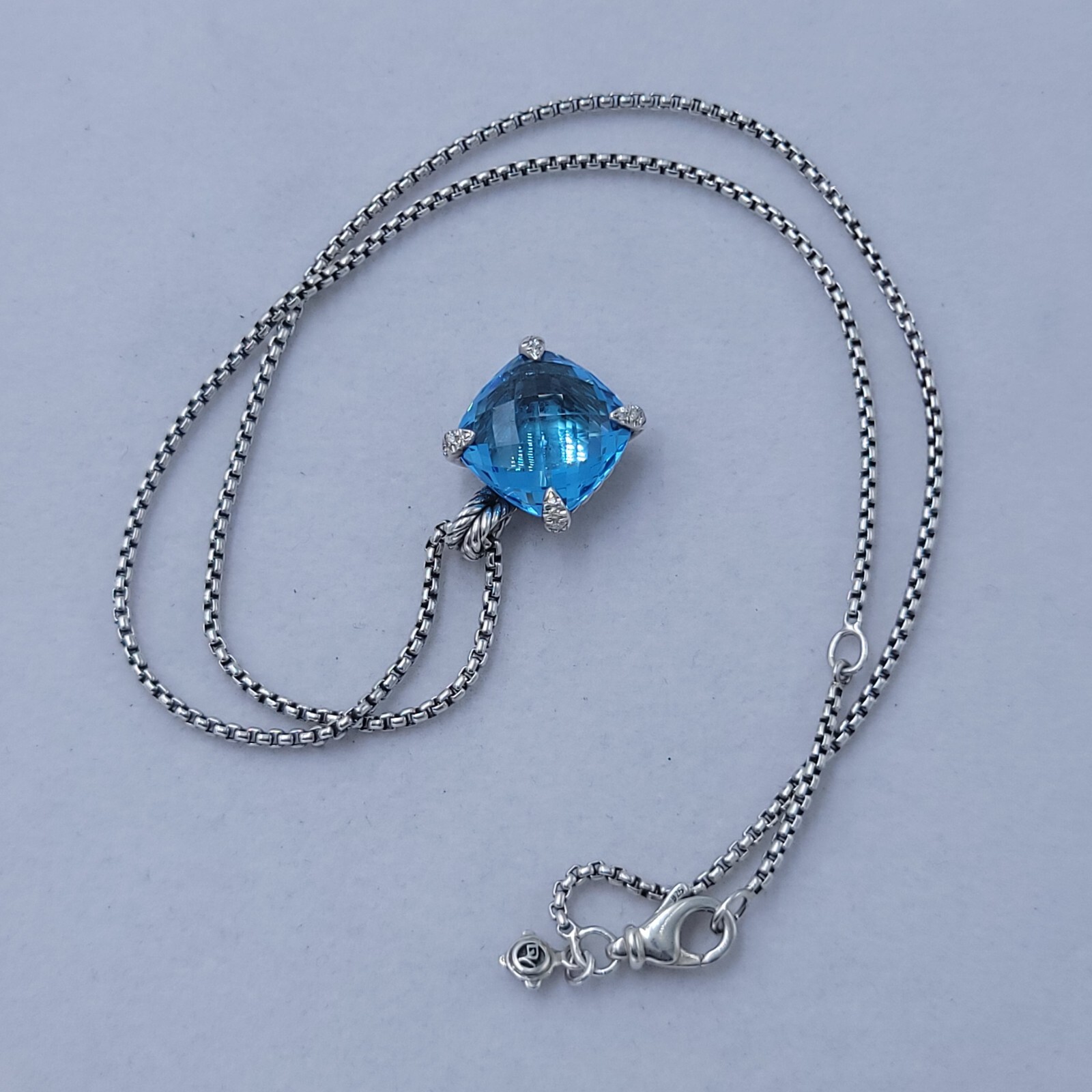 david yurman chatelaine pave diamond necklace
