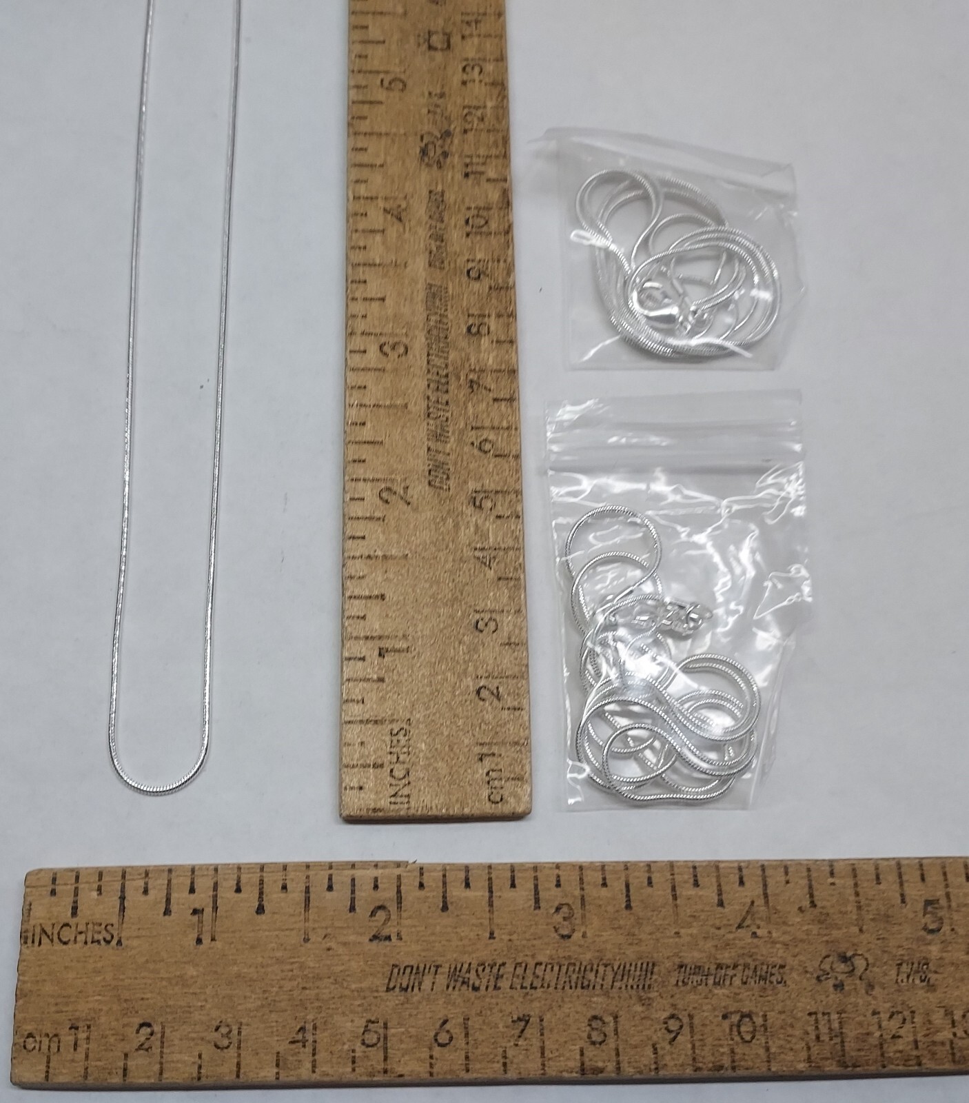 3 – Small round snake necklace – 925 – 24 inch