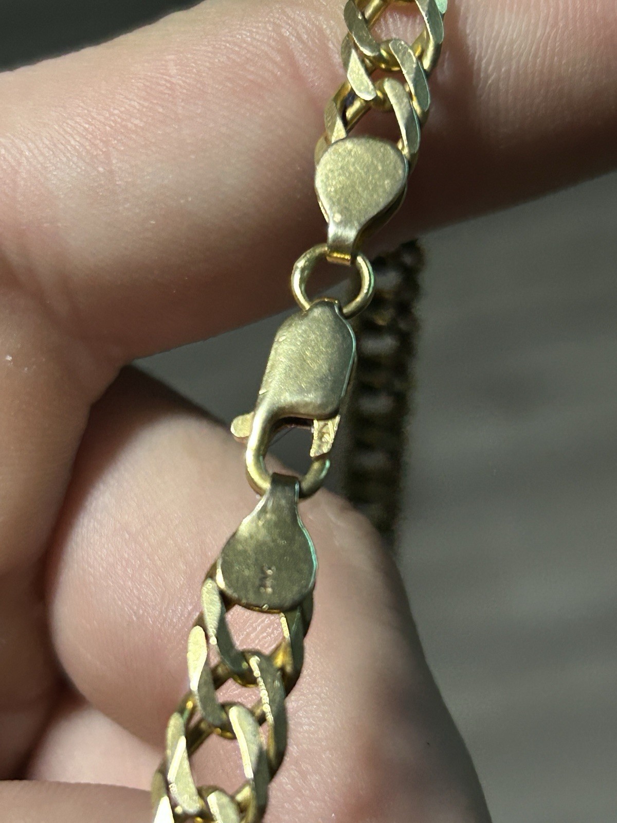 14k Solid Yellow Gold 29.31 Grams 18″ Double Curb Link Chain ACA Heavy 6.7MM