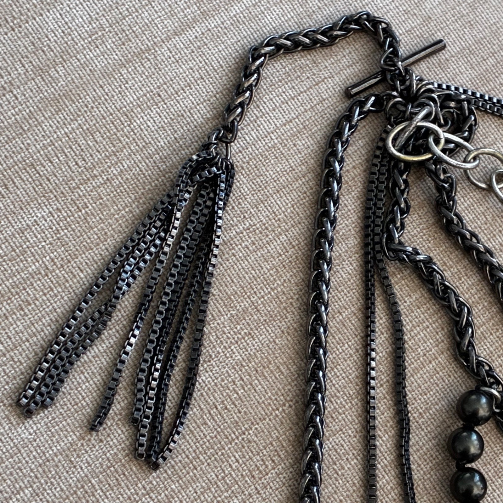 Black Pearl Statement Necklace