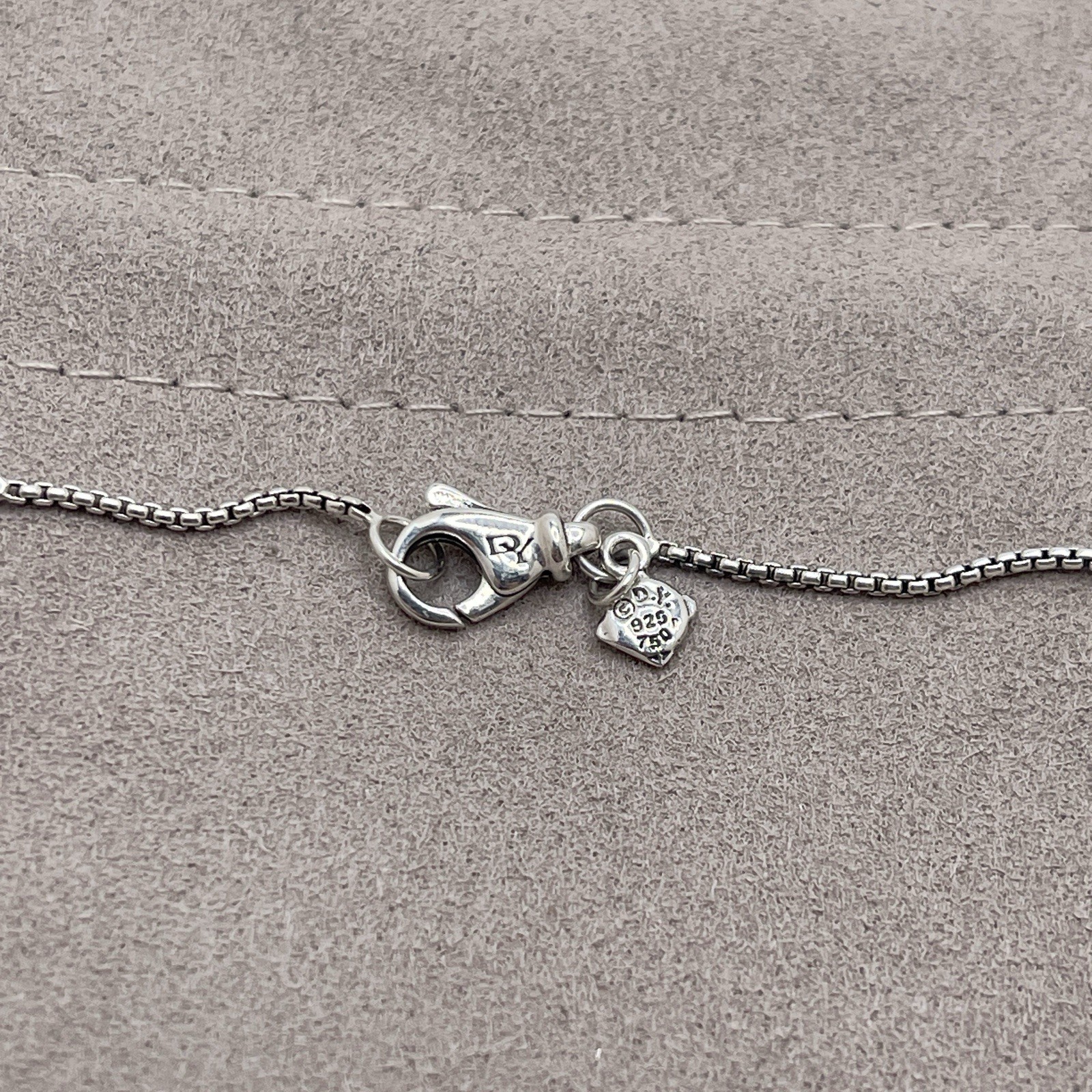 David Yurman Cookie Classic Heart Necklace Sterling Silver With 18K Gold