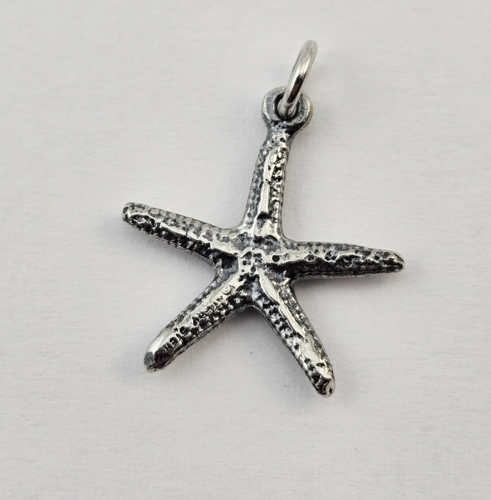 Vintage James Avery Sterling Silver Starfish Retired Rare Charm Pendant – 1.7g