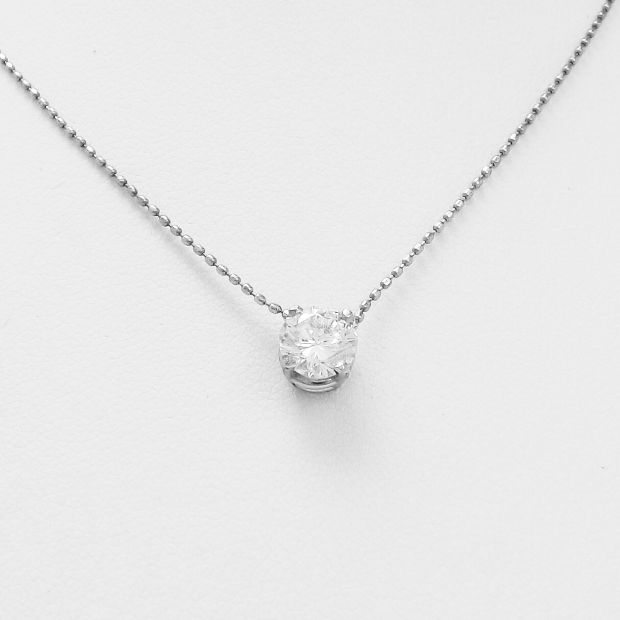 Platinum Diamond Pendant Necklace GIA Certified 16in VS2 H New