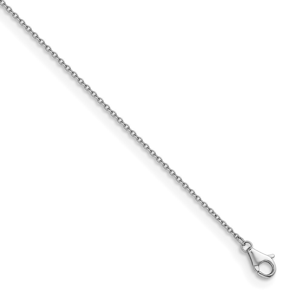Platinum 1.1mm Solid Cable 20 inch Chain Necklace For Women Men 2.61g