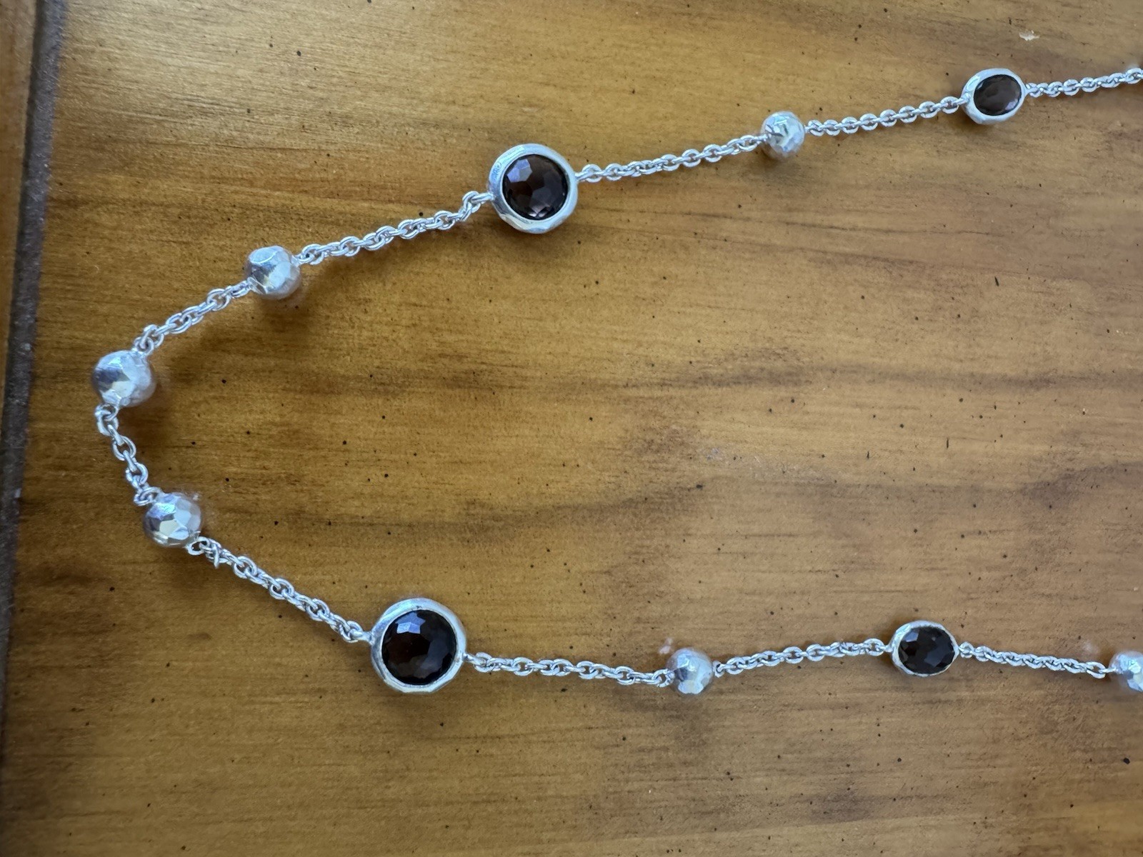 IPPOLITA Multi Station Crystal Lollipop Necklace in Sterling Silver 21” Retired