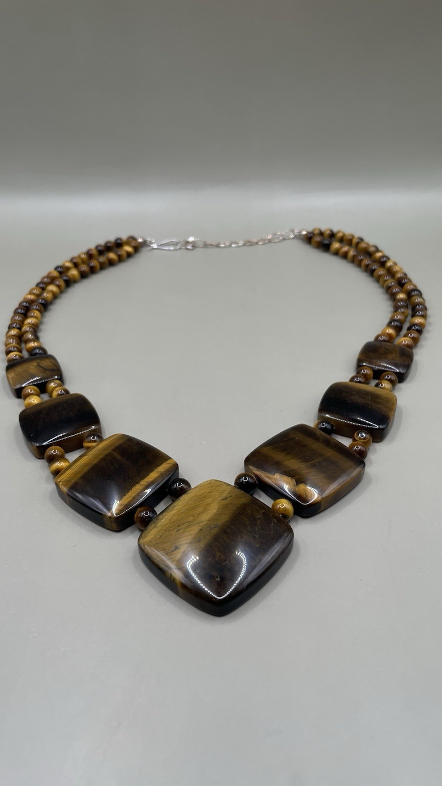Mine Finds ByJay King DTR Womens Necklace Sterling Silver 925 Tigers Eye