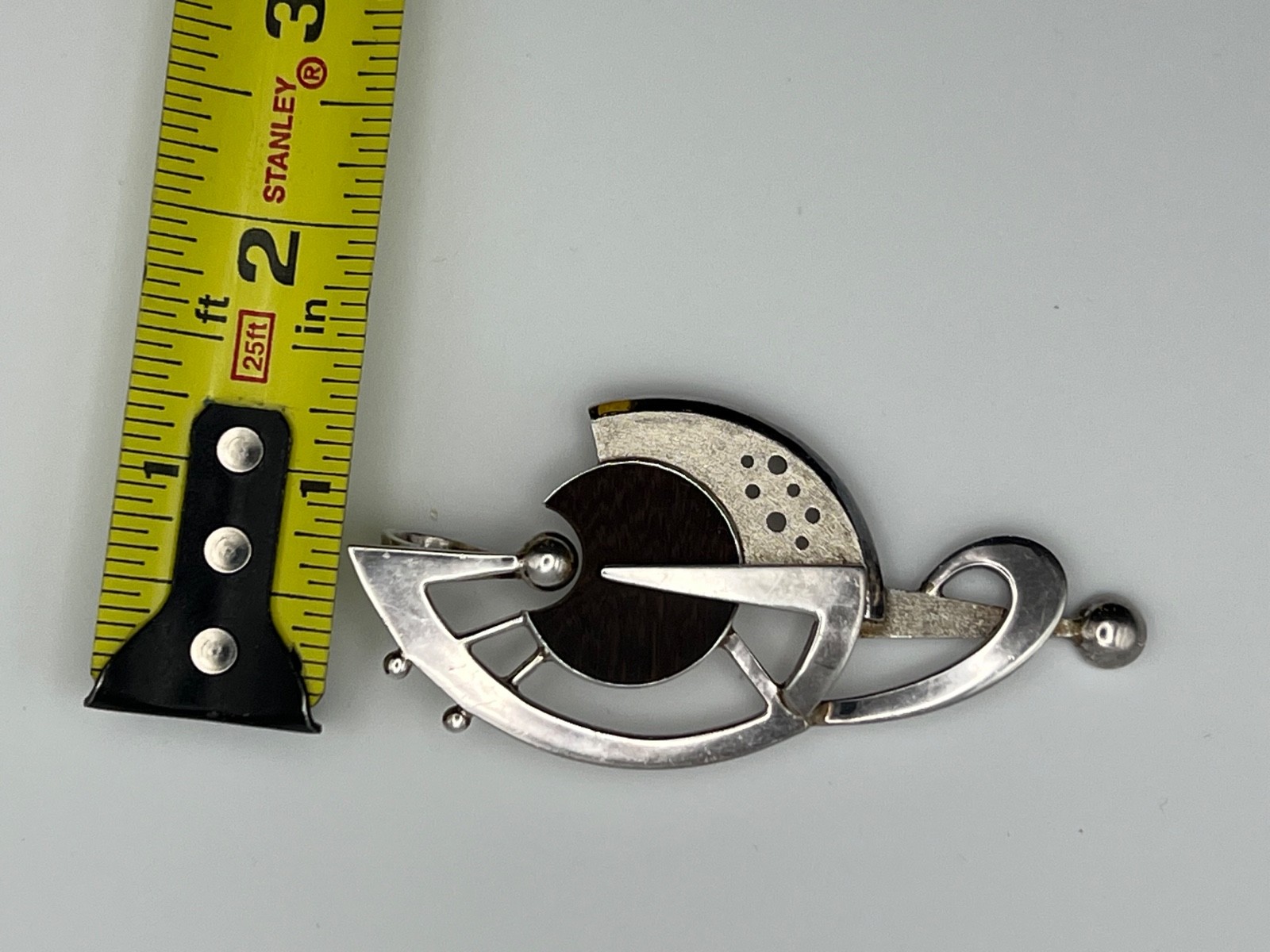 Daniel Gutierrez Taxco Mexico Sterling Silver Modernist Pendant