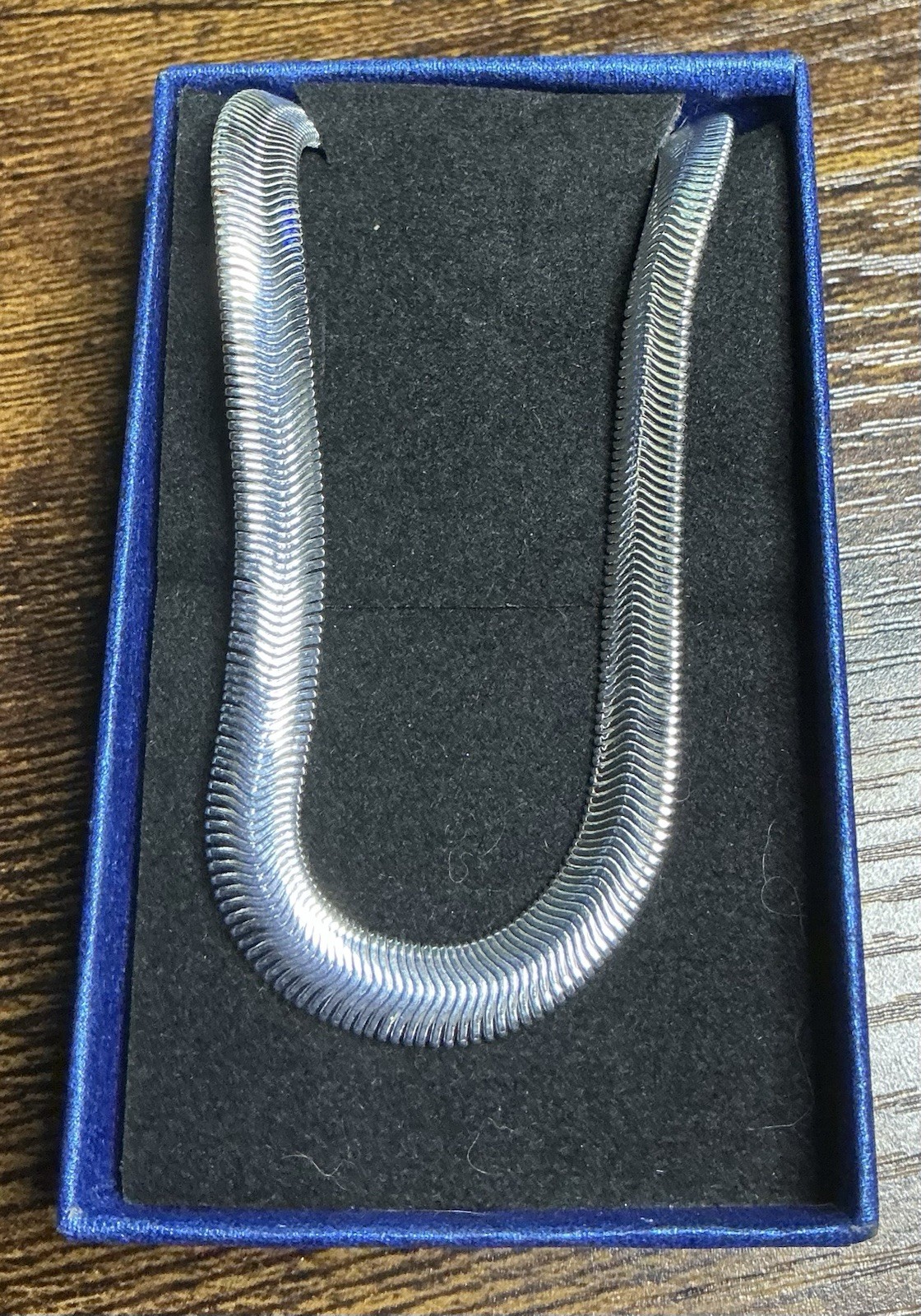 6 mm, 18 inch 925 Sterling Silver Flat Snake Chain For Men or Women