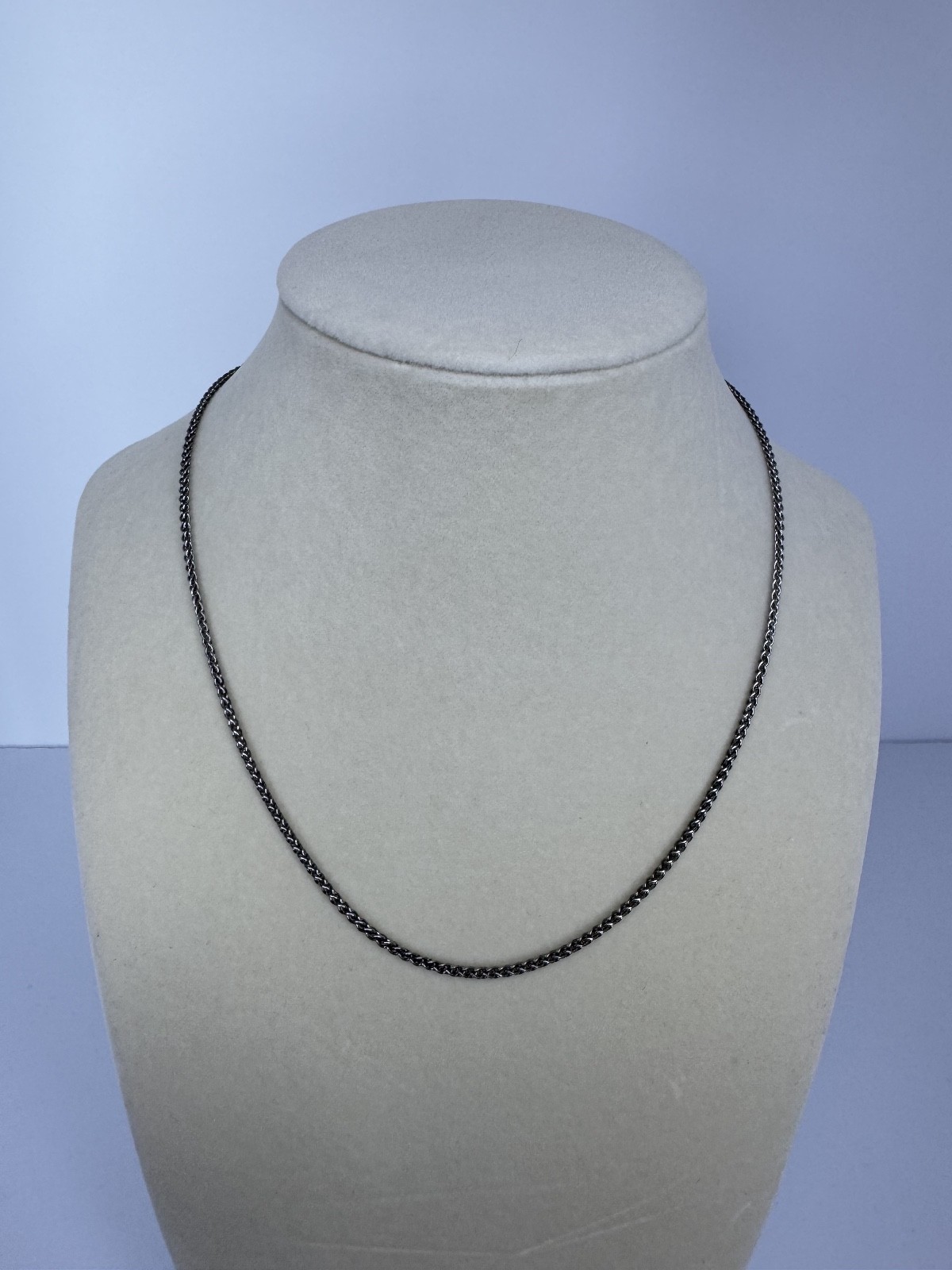 James Avery Sterling Silver 925 Rope Chain Necklace 16″ 1.5mm Signed Lobster