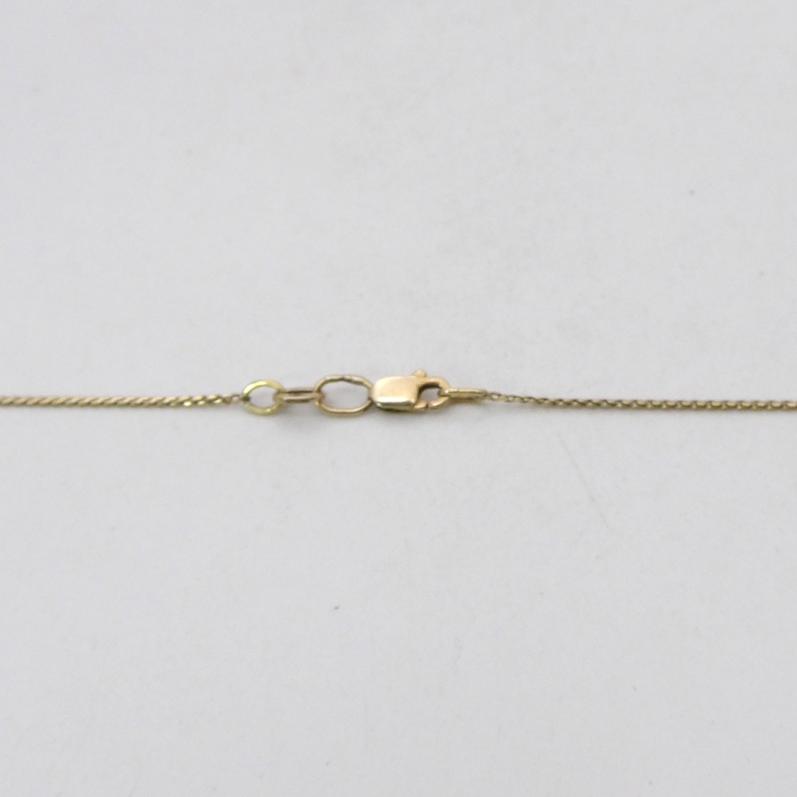 Solid 14k Gold Serpentine S Link Chain Necklace 19in Balestra Italy