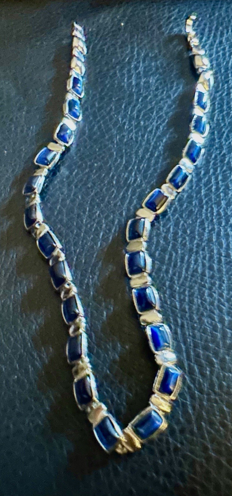 Emerald Cut Lab Created Gemstone Halo TennisNecklace from Sam’s Club.