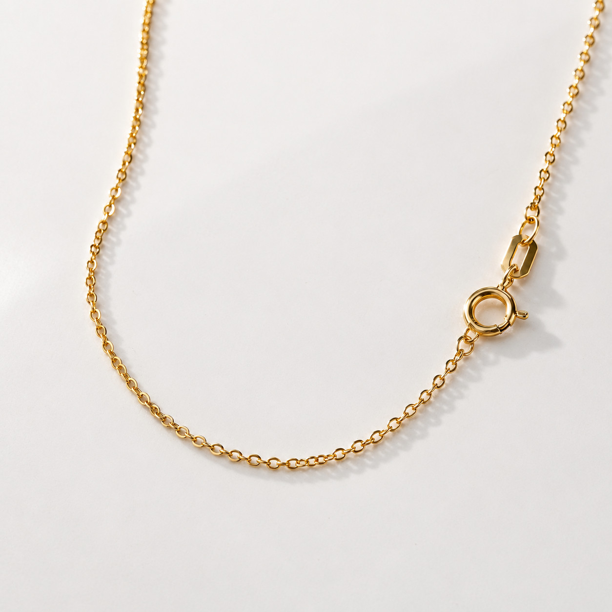 14K Solid Yellow Gold North Star Pendant Necklace Beaded Chain Fine Jewelry 18″