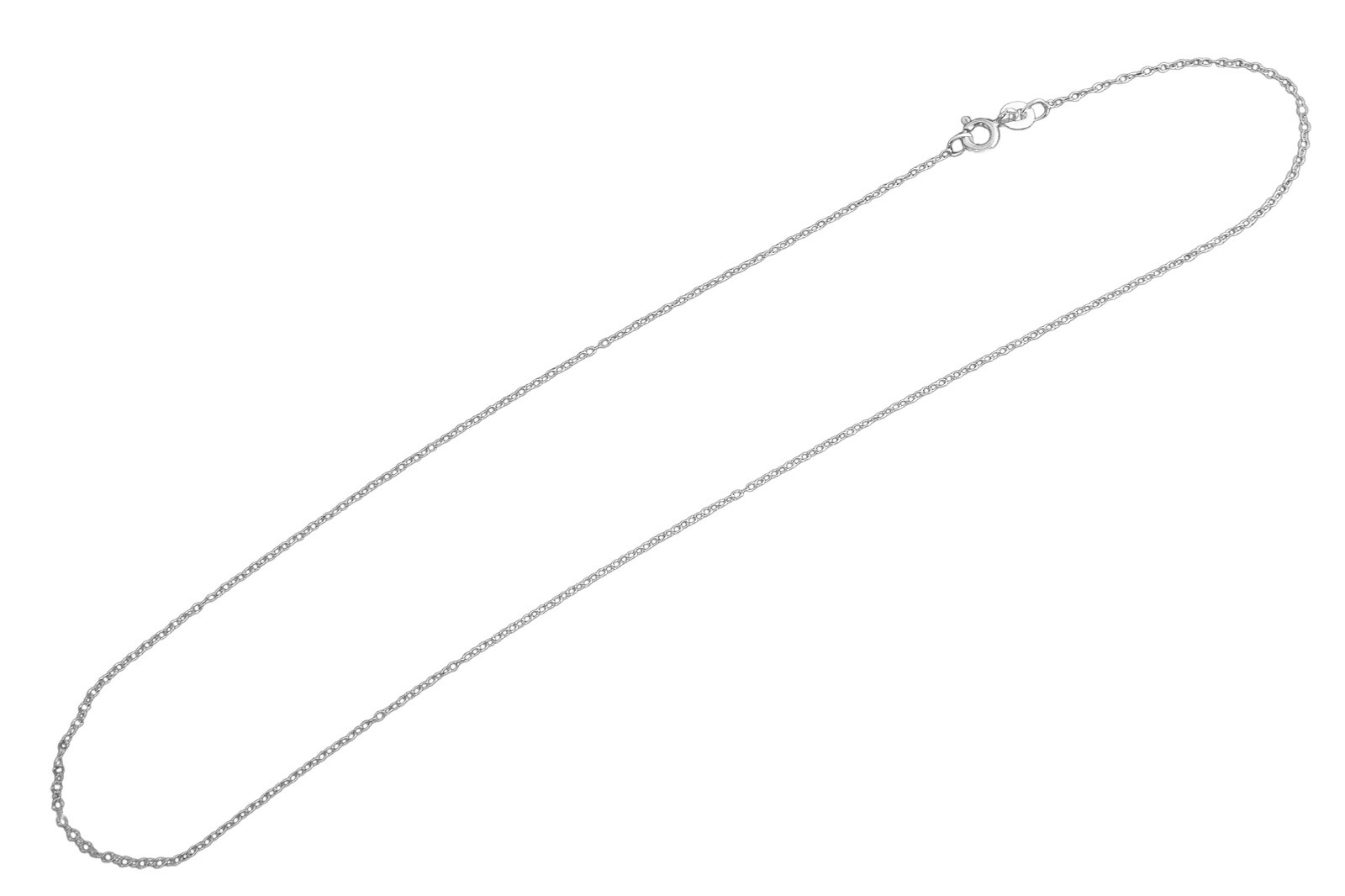 1mm Cable Chain Necklace – 925 Sterling Silver -16″, 18″, 20″ Rolo Dainty Thin