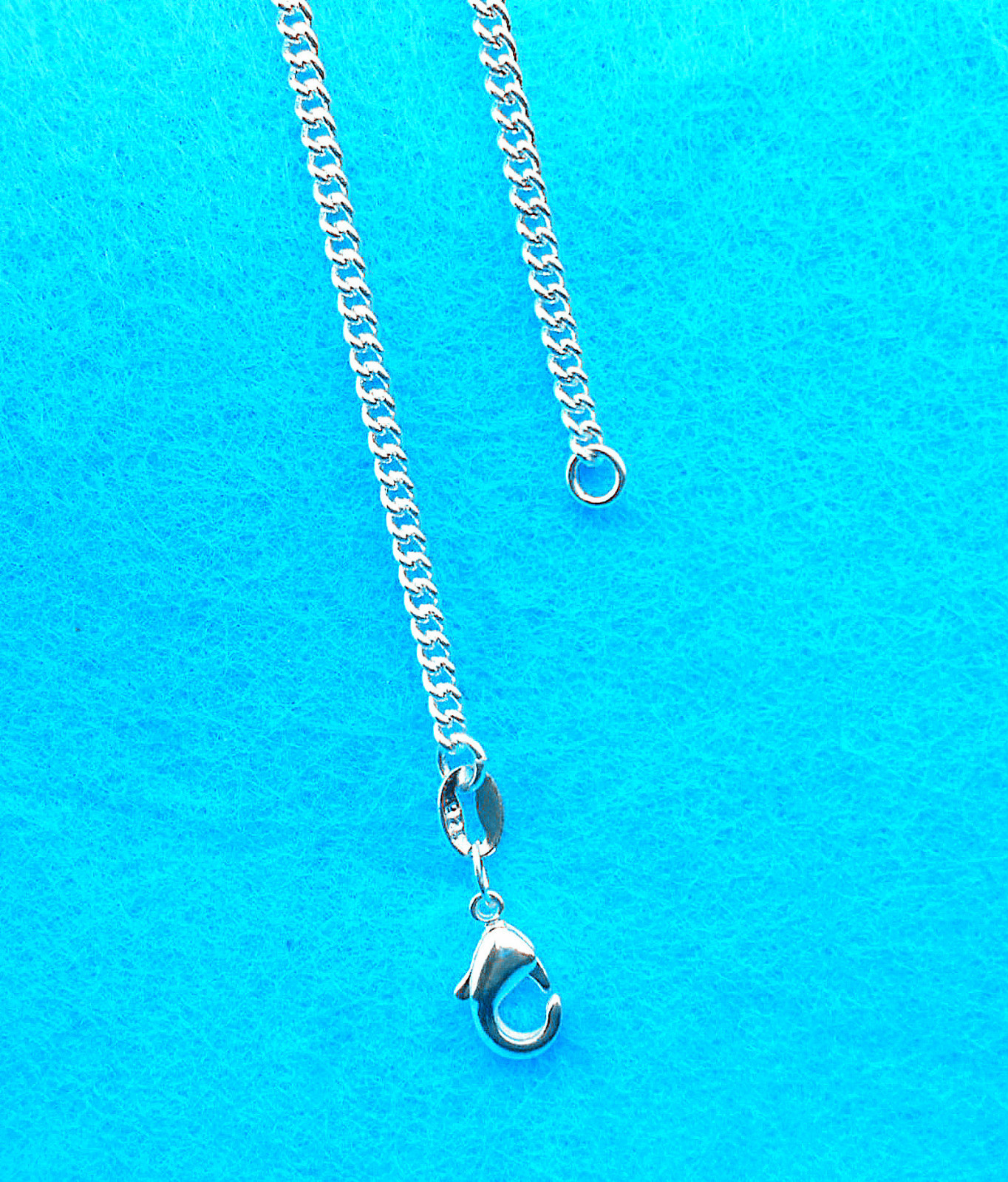 Wholesale 10X 16-30″ Fashion Jewelry 925 Silver Plated Flat Curb Chain Necklaces