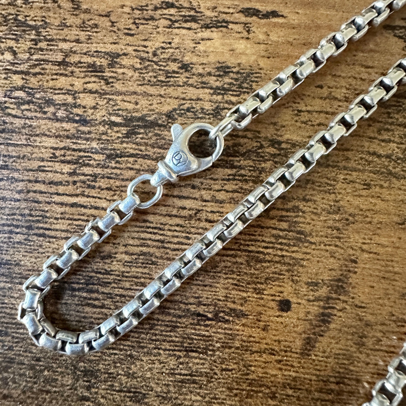 David Yurman Medium Box Chain Necklace – 3.6mm – 26.5″ – FREE SHIPPING