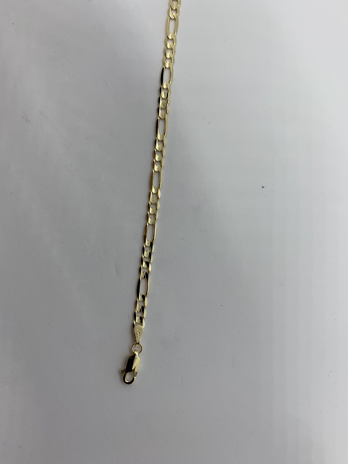 10K Solid Gold Figaro Link Chain Women’s/Men’s Necklace Chain 2mm-10.5mm 16-30″
