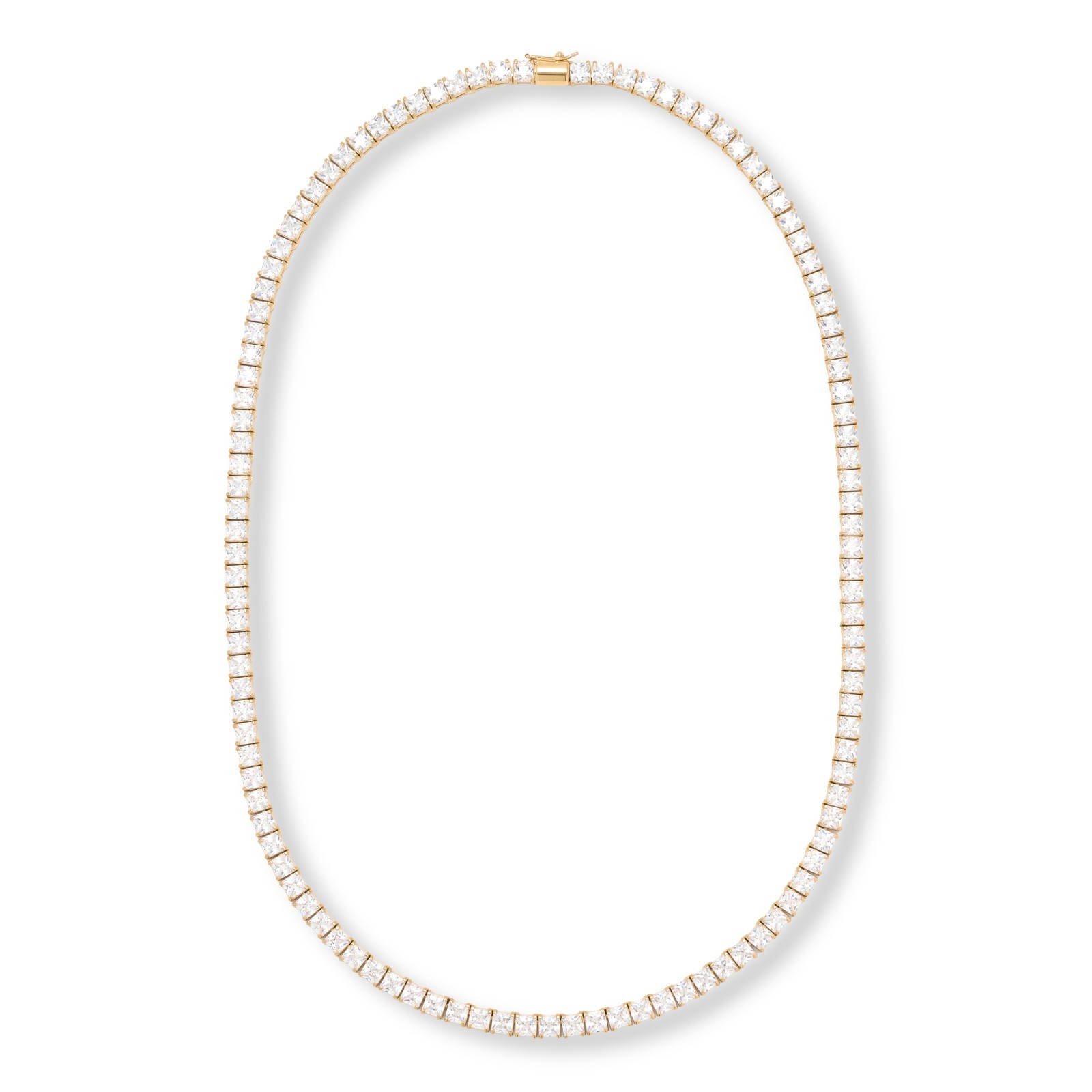 Radiance by Absolute 20″ 4mm Princess Magnetic Clasp Tennis Necklace