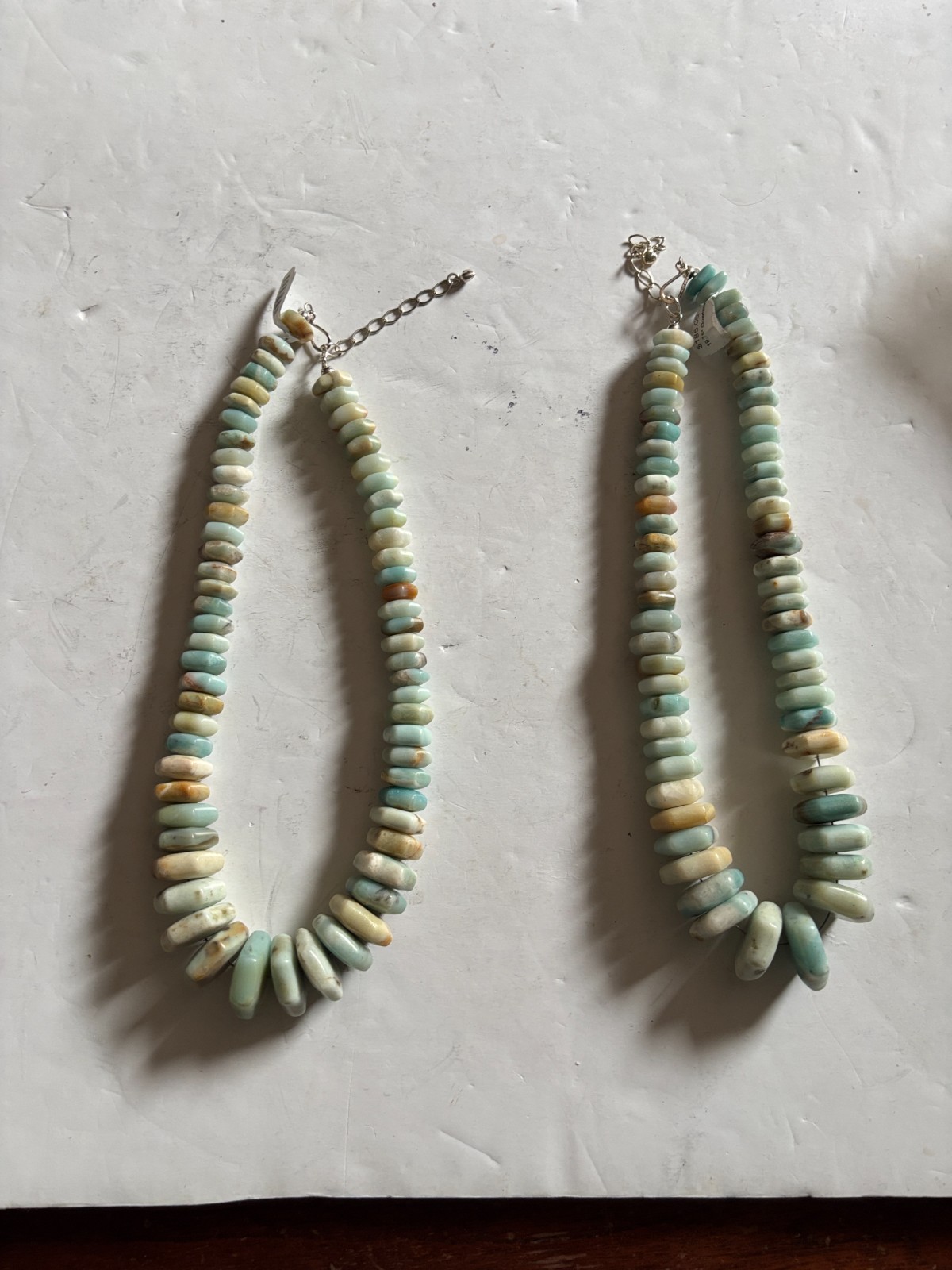 Multicolor Freeform Quartzite Graduated Necklace J King Design 19.75” Qnty 1