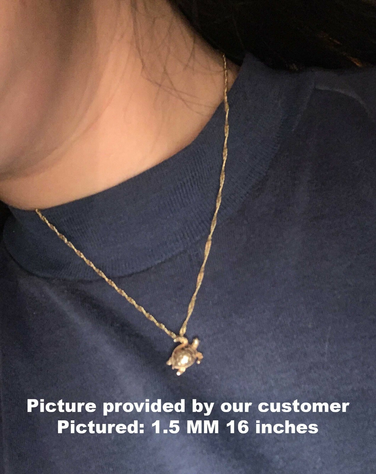10K Solid Yellow Gold Singapore Rope Chain Necklace, 7″ To 30″ Inches